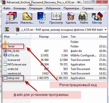 Password archive